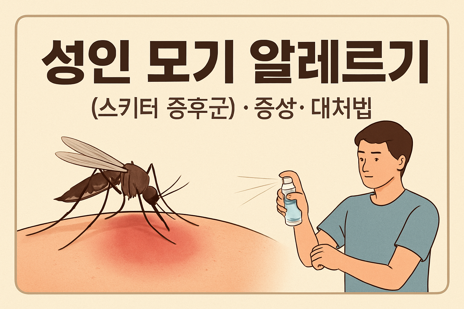 성인 모기 알레르기