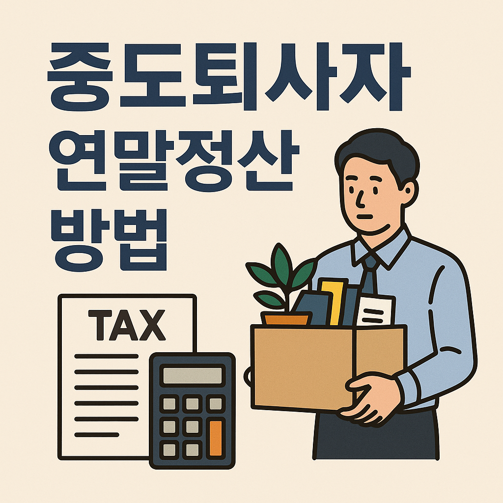 중도퇴사자 연말정산 방법