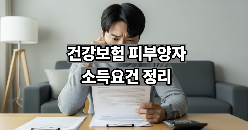 건강보험 피부양자 자격상실 소득요건