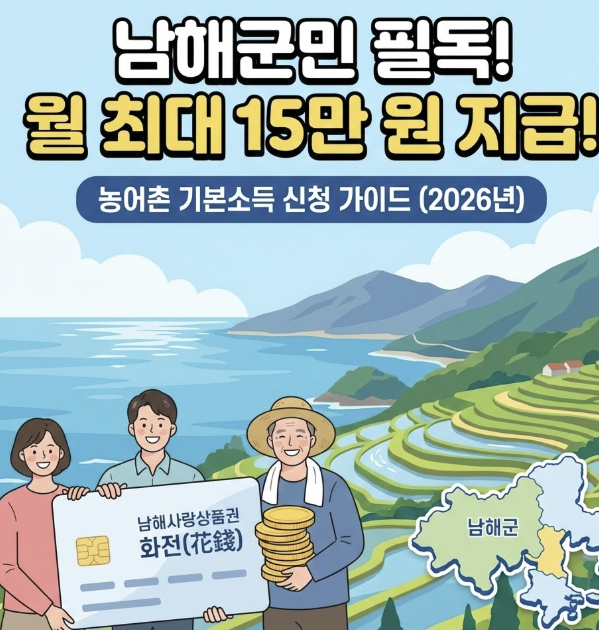 남해군 농어촌 기본소득
