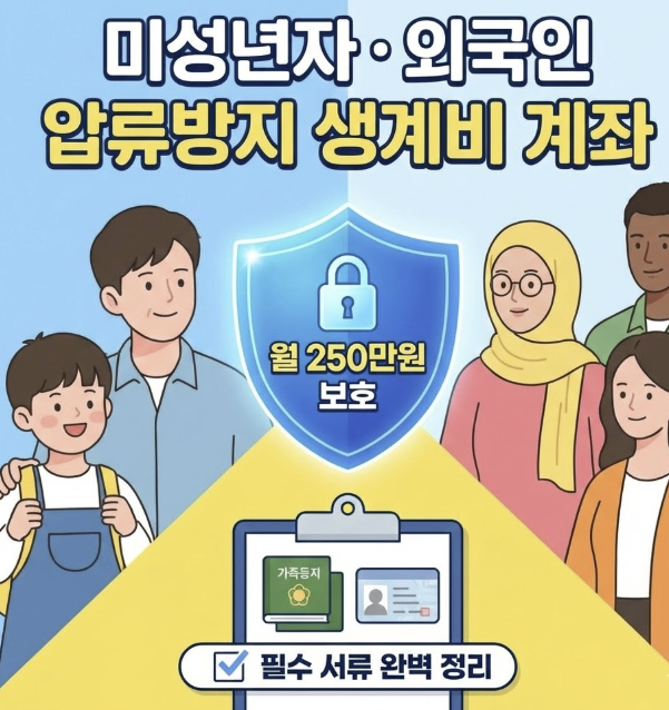 미성년자 생계비계좌