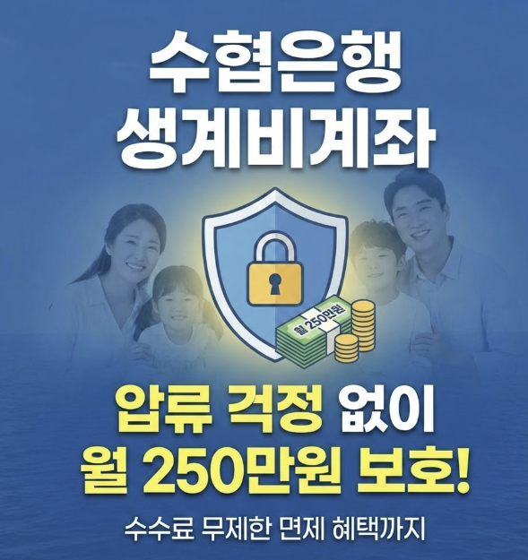 수협은행 생계비계좌