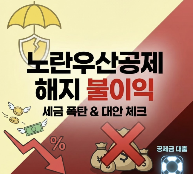 노란우산공제 해지 환급금 조회